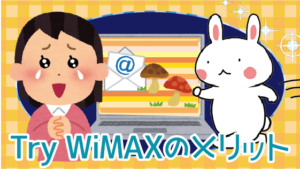 Try WiMAXのメリット